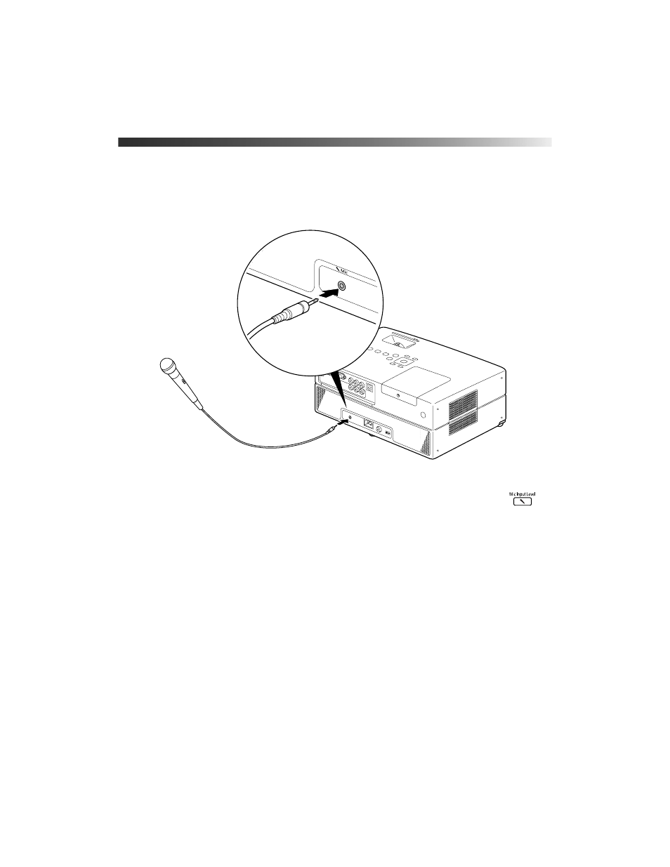 Connecting a microphone | Epson 85HD User Manual | Page 33 / 80
