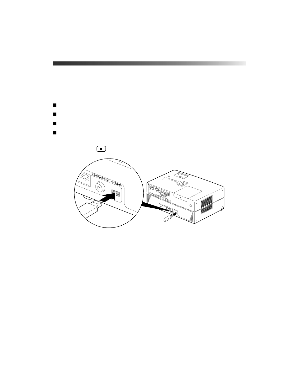 Connecting a usb device | Epson 85HD User Manual | Page 37 / 80