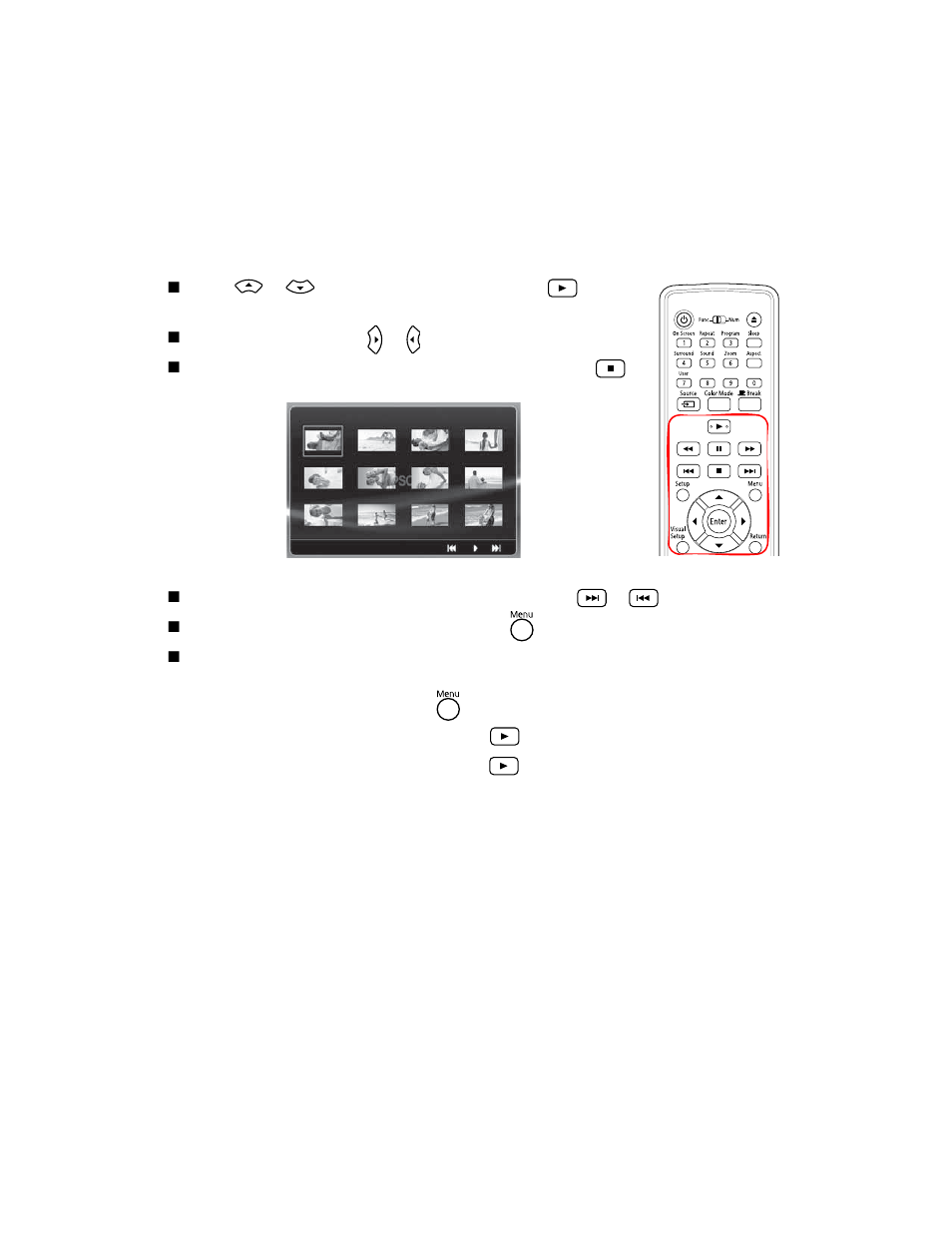 Viewing jpeg photos, 43 viewing jpeg photos | Epson 85HD User Manual | Page 43 / 80