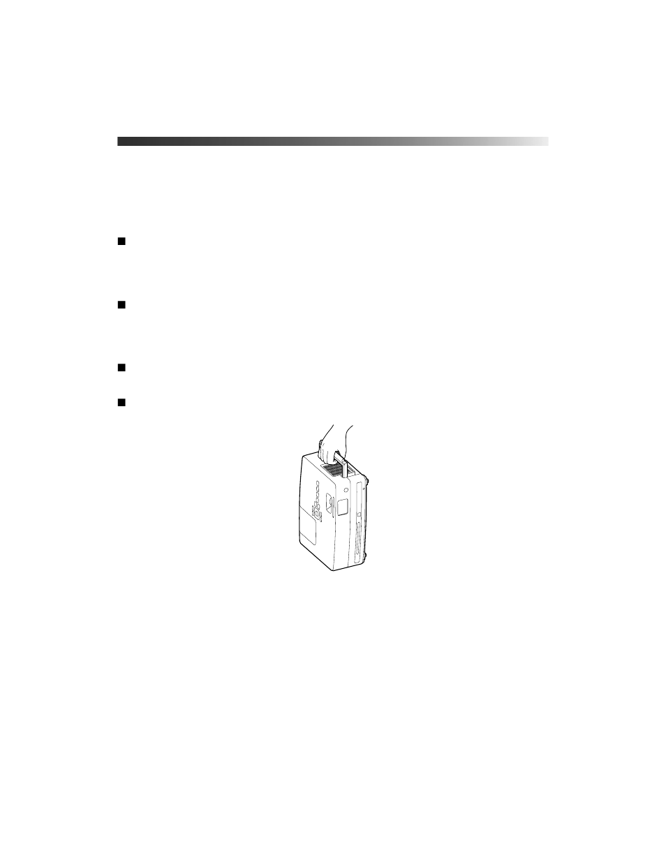 Transporting epson moviemate | Epson 85HD User Manual | Page 61 / 80