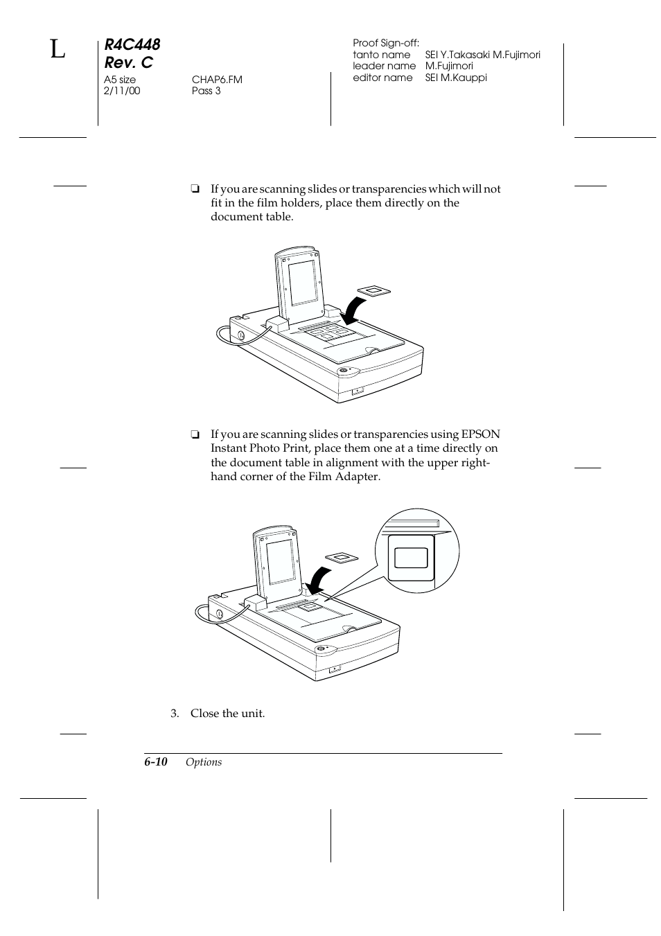 R4c448 rev. c | Epson 1200 series User Manual | Page 110 / 185