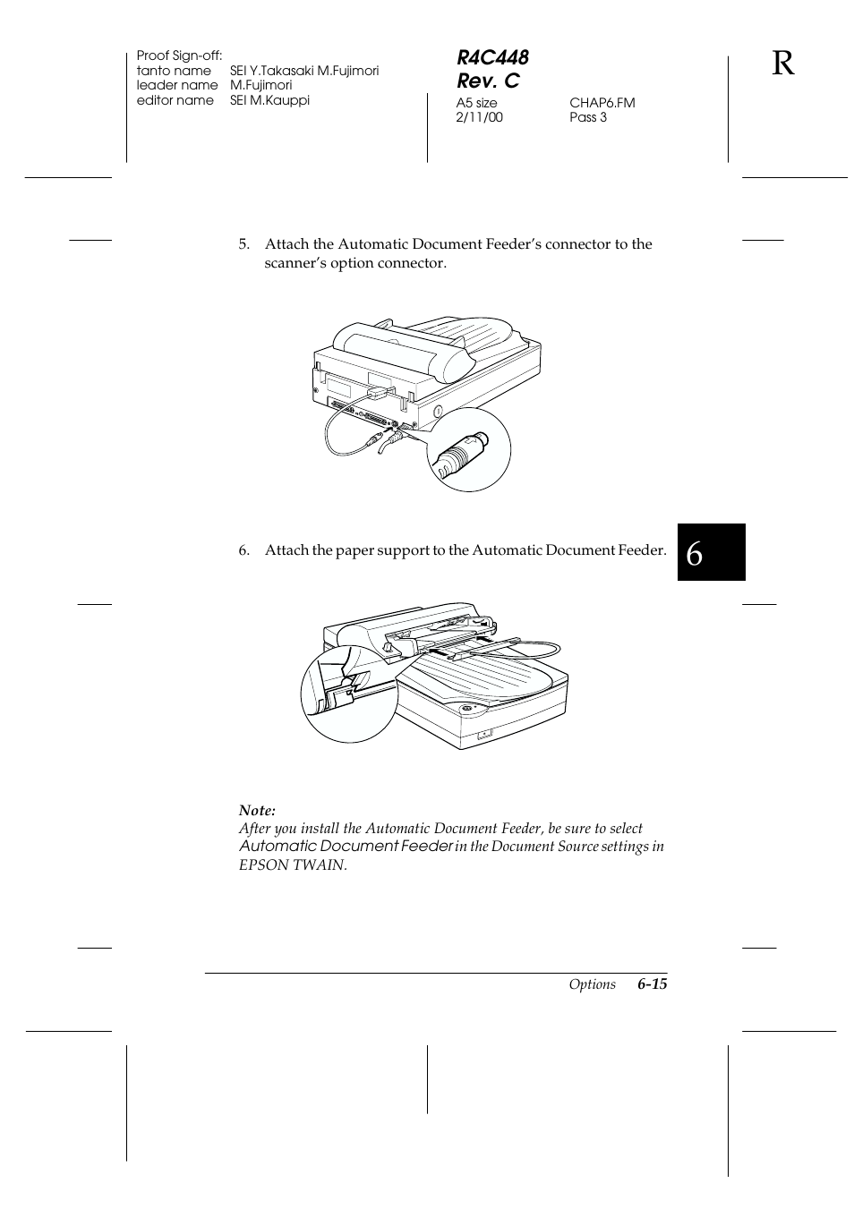 R4c448 rev. c | Epson 1200 series User Manual | Page 115 / 185