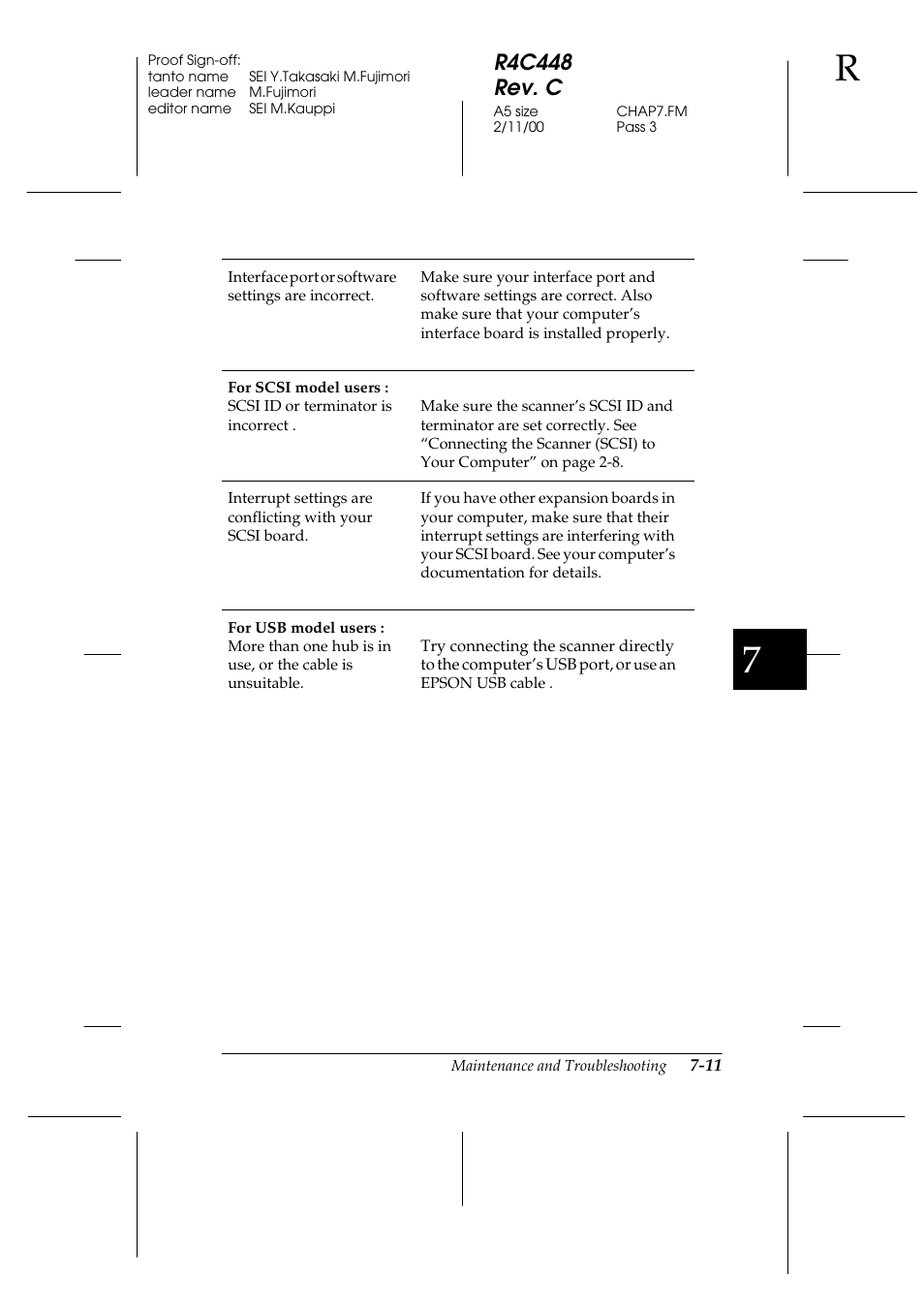 R4c448 rev. c | Epson 1200 series User Manual | Page 135 / 185