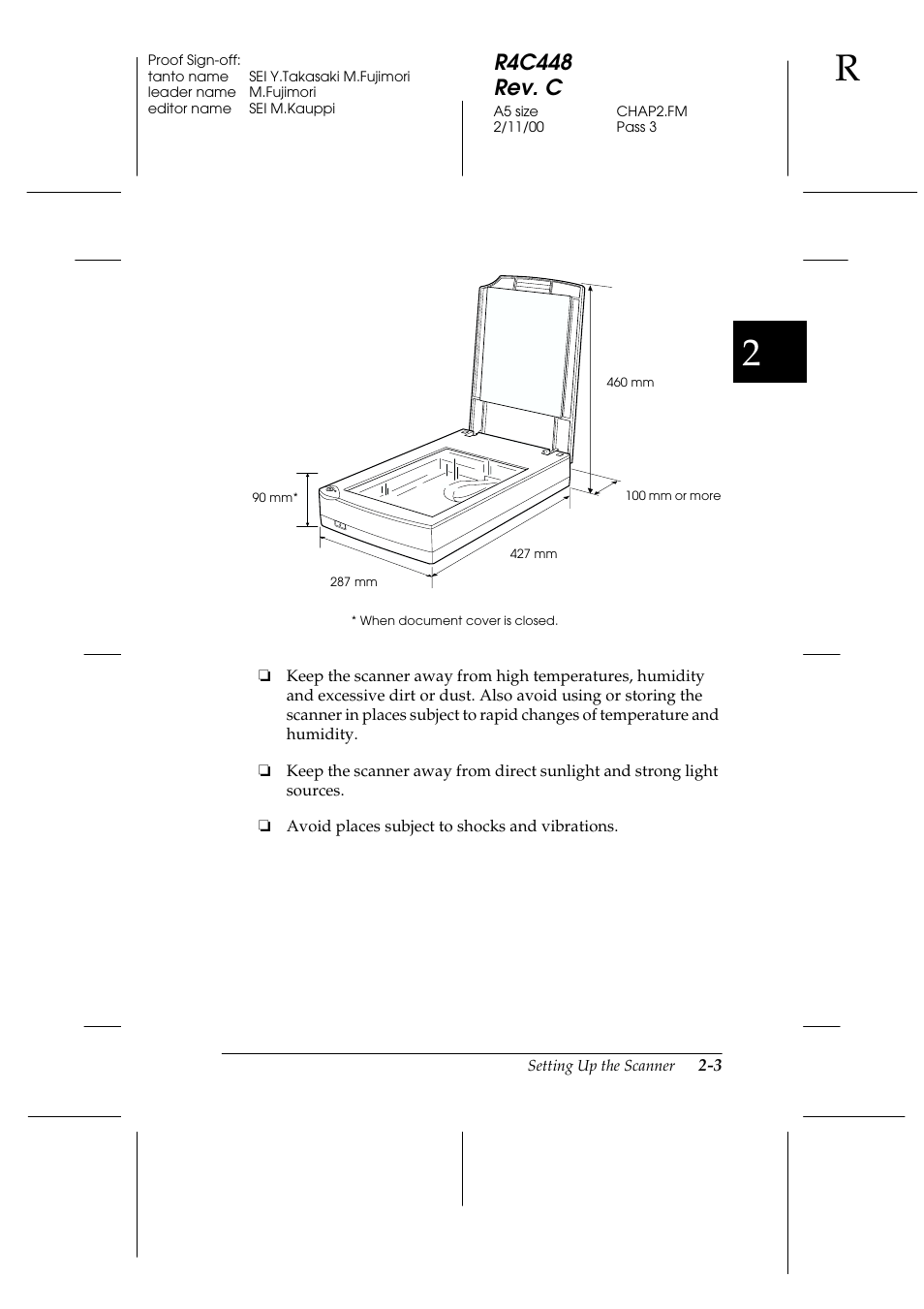 R4c448 rev. c | Epson 1200 series User Manual | Page 23 / 185