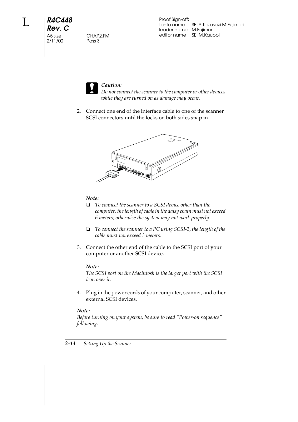 R4c448 rev. c | Epson 1200 series User Manual | Page 34 / 185
