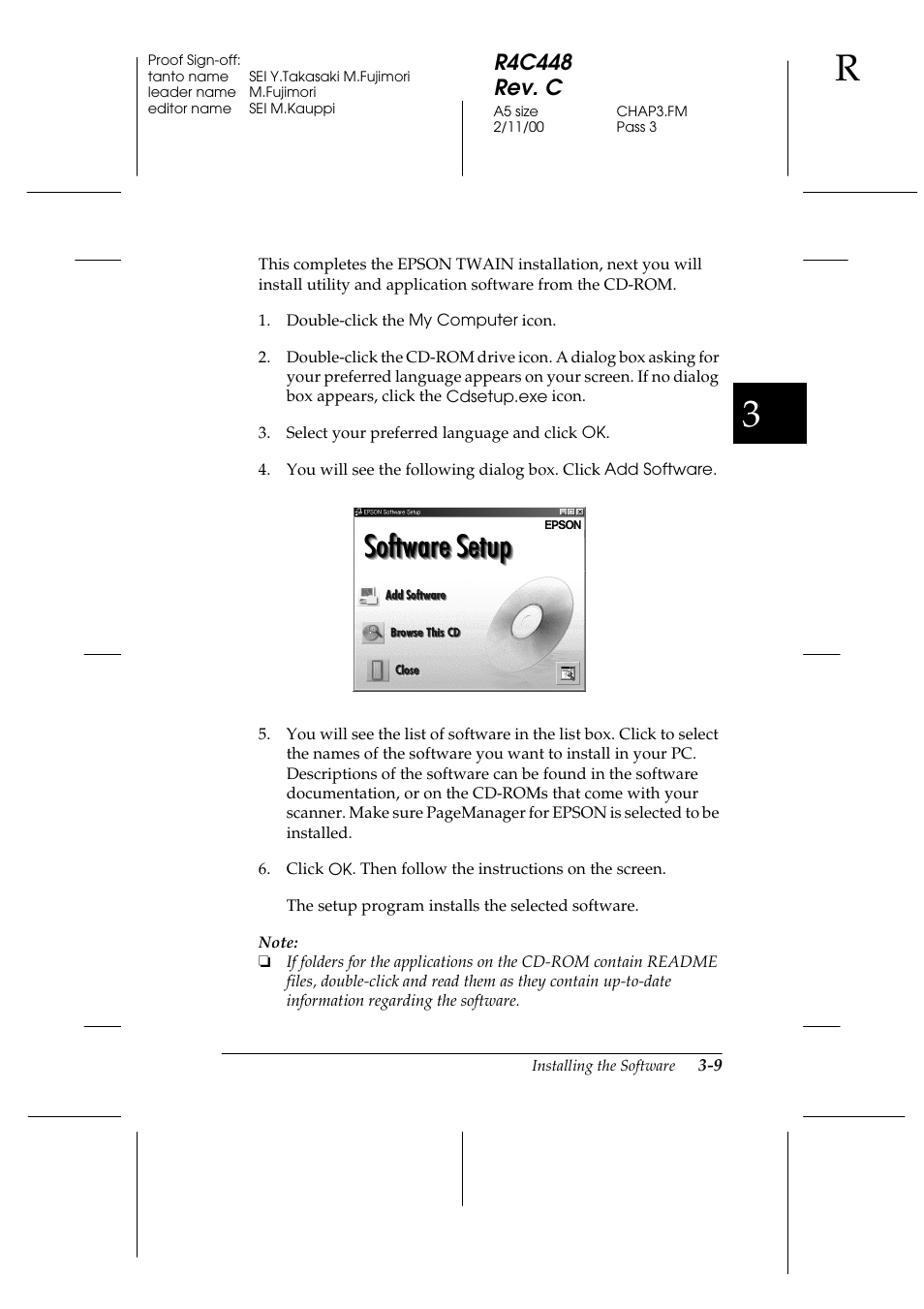 R4c448 rev. c | Epson 1200 series User Manual | Page 49 / 185