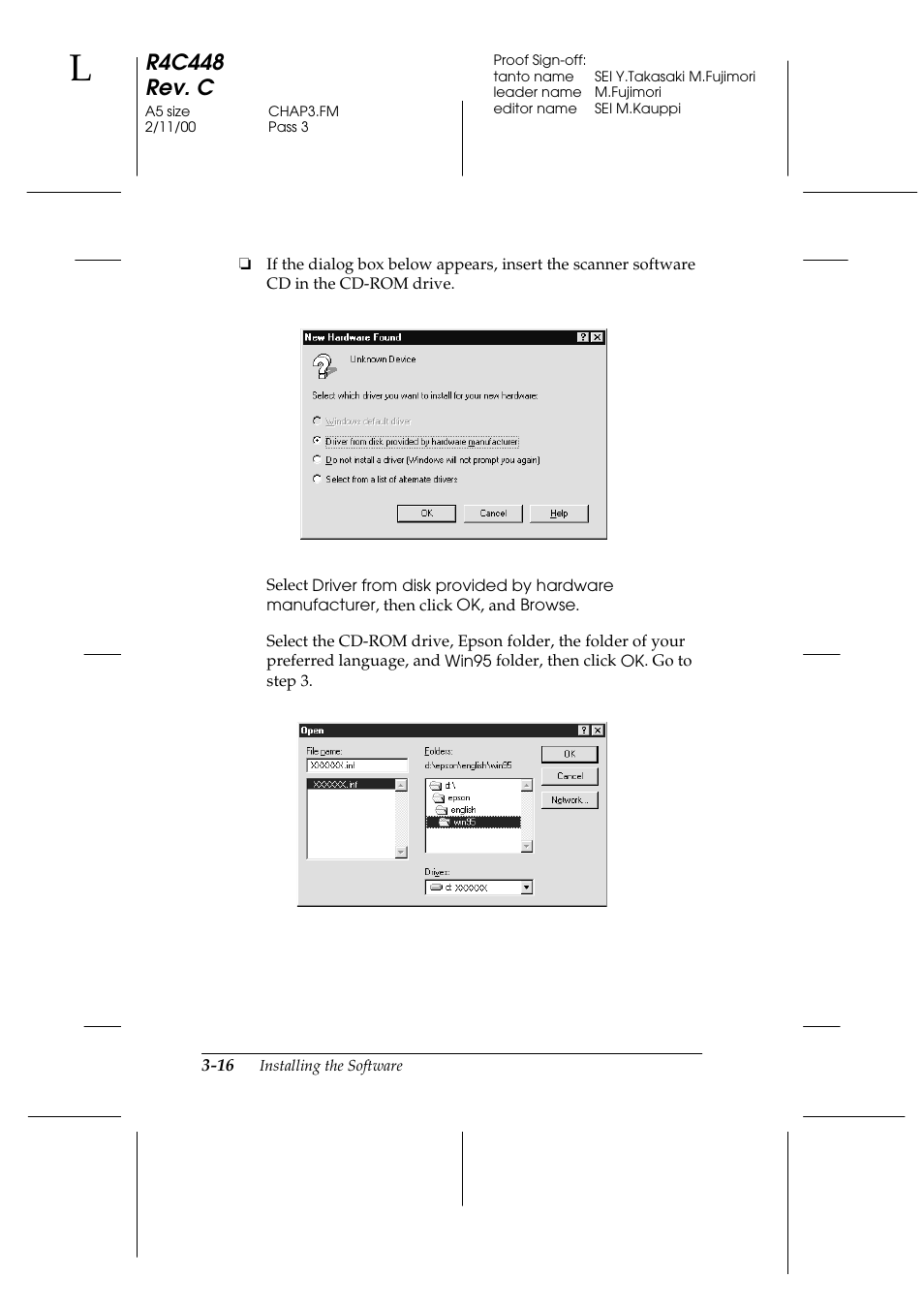 R4c448 rev. c | Epson 1200 series User Manual | Page 56 / 185