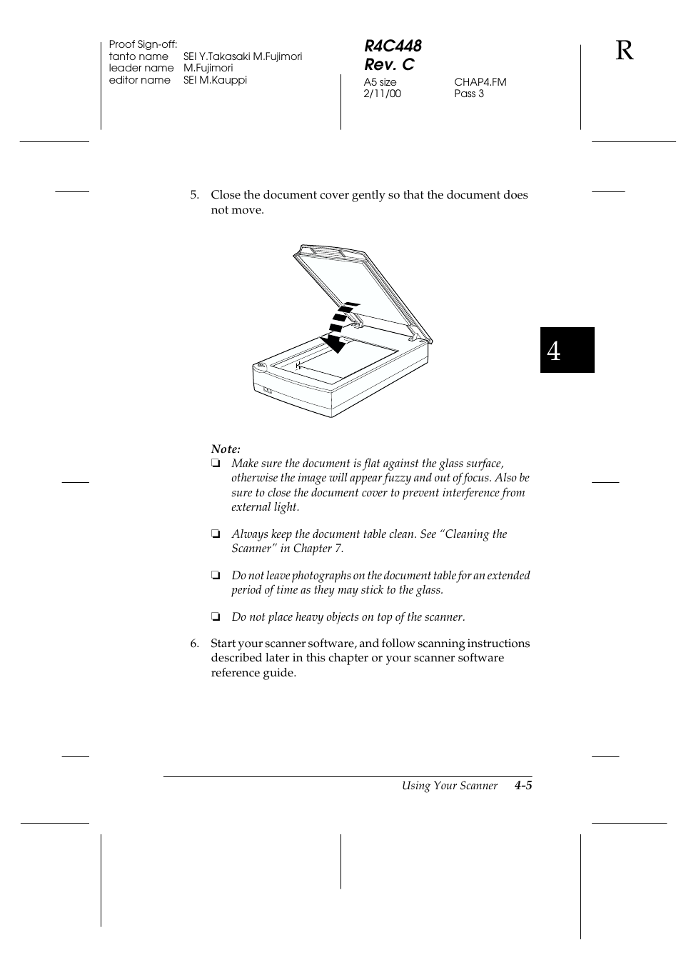 R4c448 rev. c | Epson 1200 series User Manual | Page 71 / 185