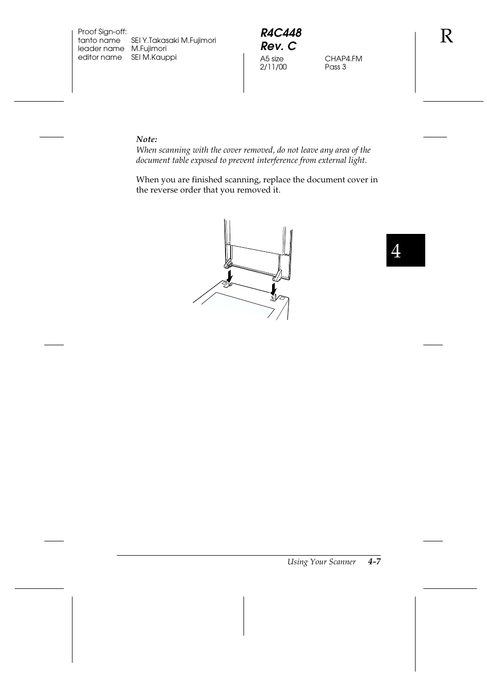 R4c448 rev. c | Epson 1200 series User Manual | Page 73 / 185