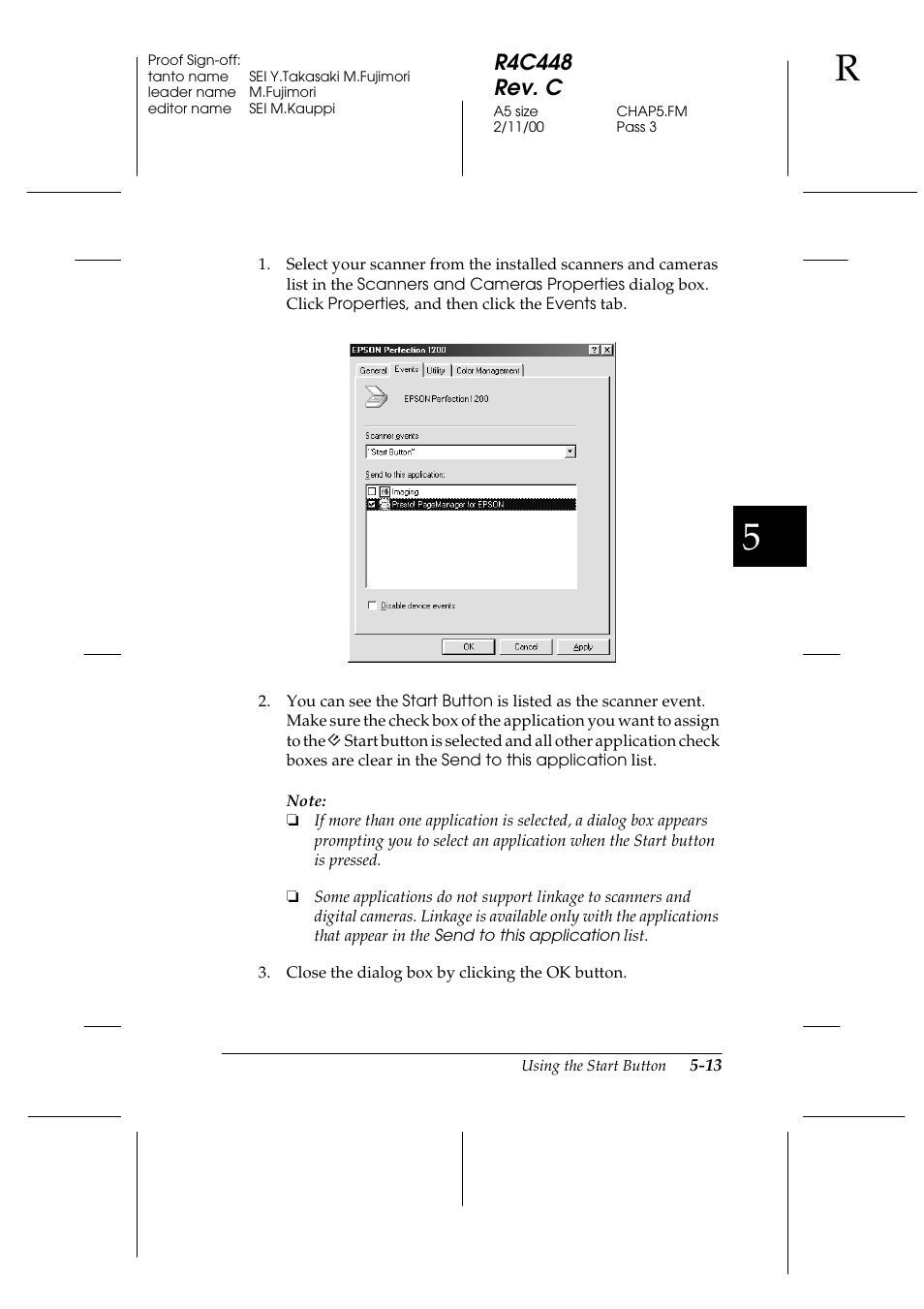 R4c448 rev. c | Epson 1200 series User Manual | Page 99 / 185