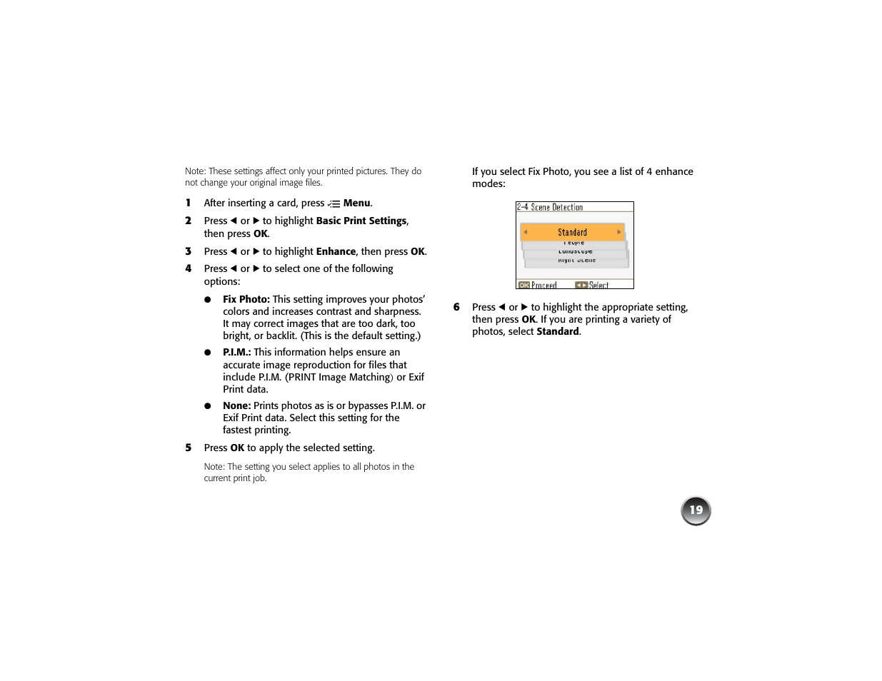 Epson PICTUREMATE PM 225 User Manual | Page 21 / 67