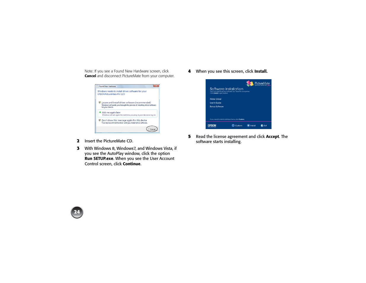 Epson PICTUREMATE PM 225 User Manual | Page 26 / 67
