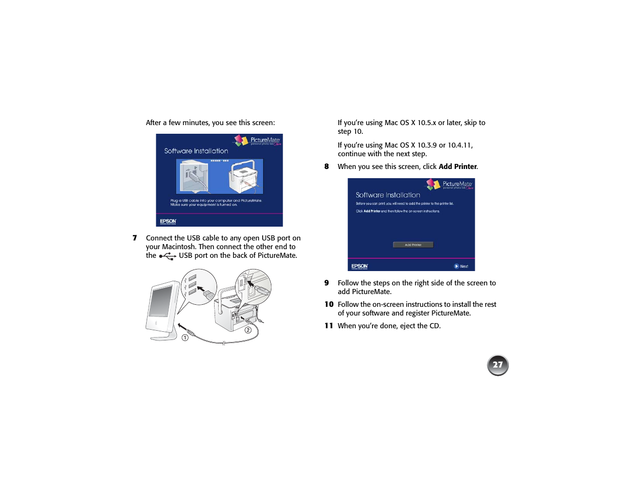 Epson PICTUREMATE PM 225 User Manual | Page 29 / 67