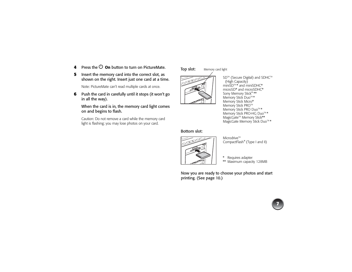 Epson PICTUREMATE PM 225 User Manual | Page 9 / 67