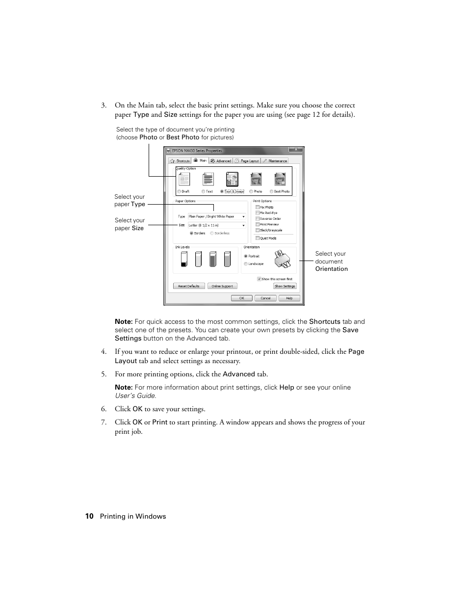 Epson NX430 User Manual | Page 10 / 32