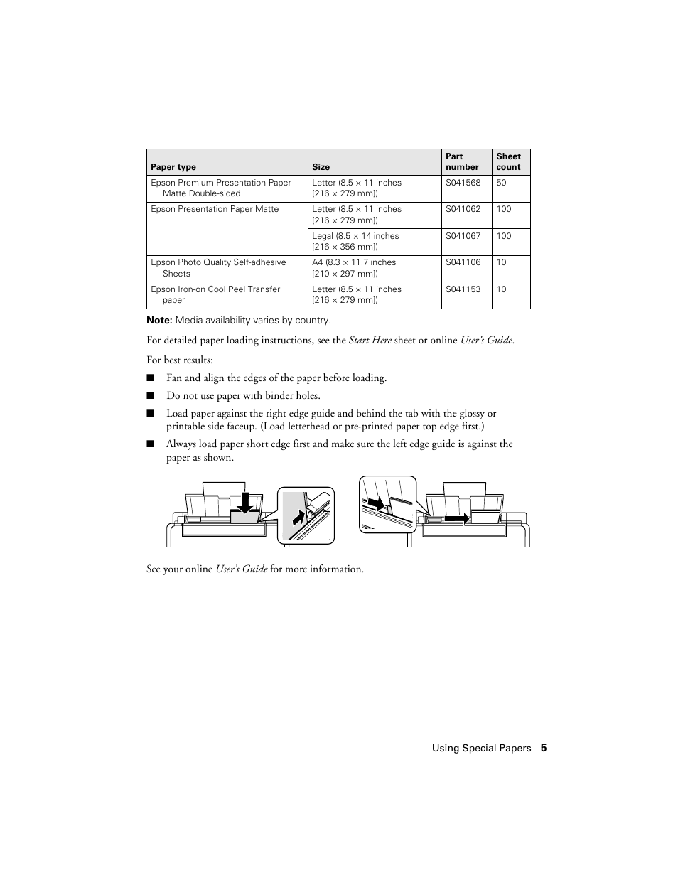 Epson NX430 User Manual | Page 5 / 32