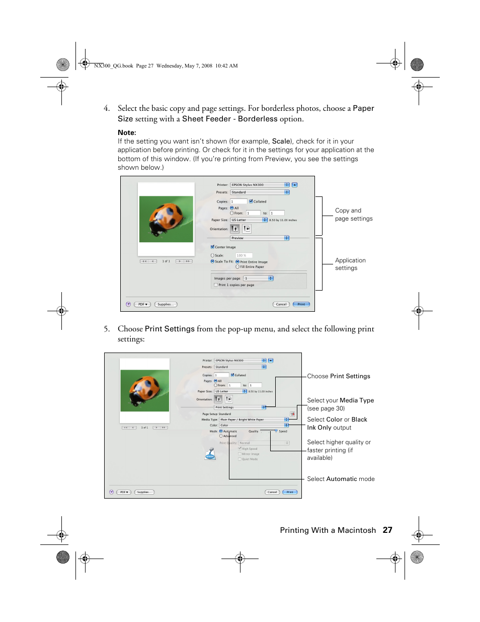 Epson Stylus NX300 User Manual | Page 27 / 56