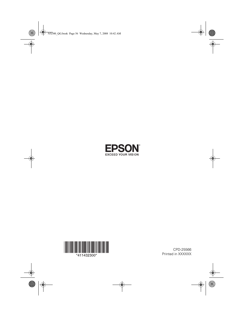 Epson Stylus NX300 User Manual | Page 56 / 56