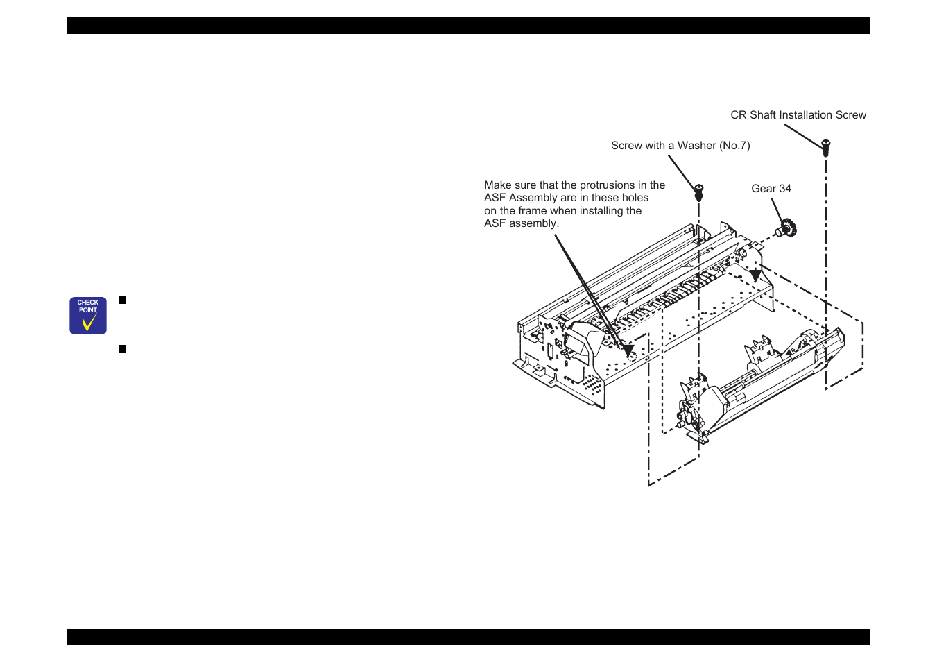 6 removing the asf assembly | Epson 440 User Manual | Page 119 / 212