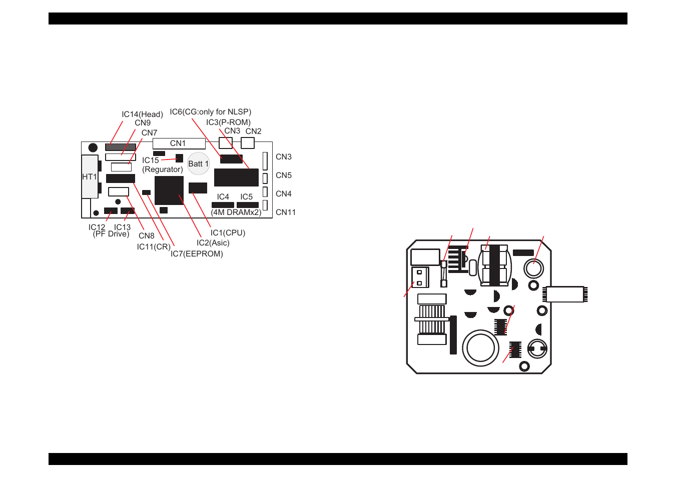 4 c257 main board (stylus color 740) | Epson 440 User Manual | Page 40 / 212