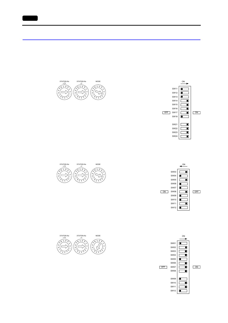 A series link, qna series link: switch setting, A series link, qna series link: switch setting -6, Aj71uc24 | 6 1. mitsubishi plc | Hakko MONITOUCH V7 series User Manual | Page 213 / 344