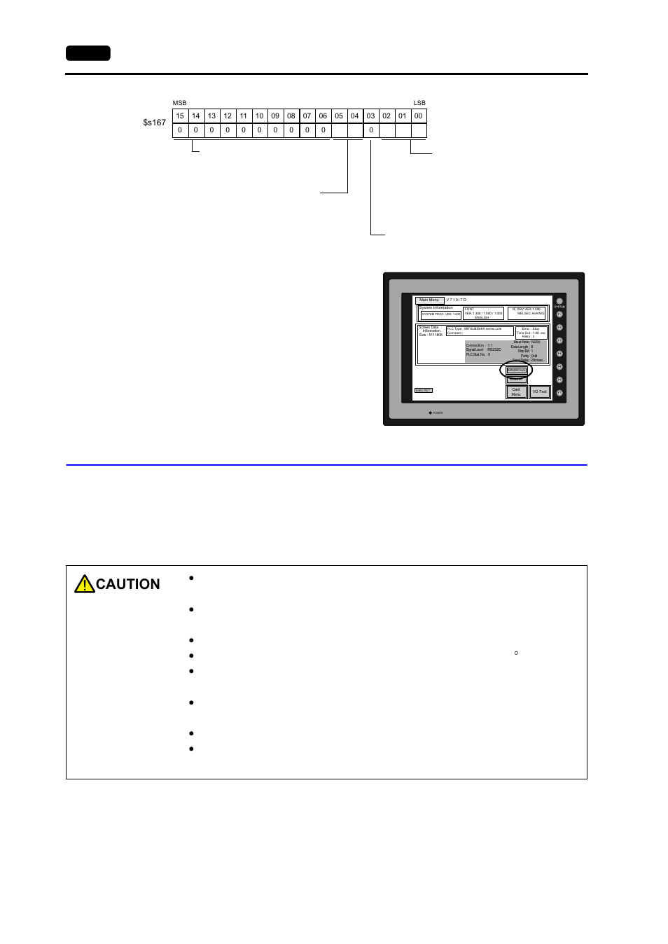 Battery replacement, Battery replacement -24, Safety instructions on handling the battery | Caution, 24 9. coin-type lithium battery | Hakko MONITOUCH V7 series User Manual | Page 41 / 344