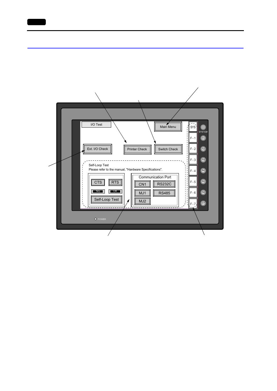 I/o test, I/o test -4 | Hakko MONITOUCH V7 series User Manual | Page 61 / 344