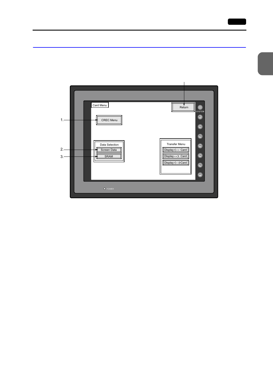 Card menu screen, Card menu screen -11 | Hakko MONITOUCH V7 series User Manual | Page 68 / 344
