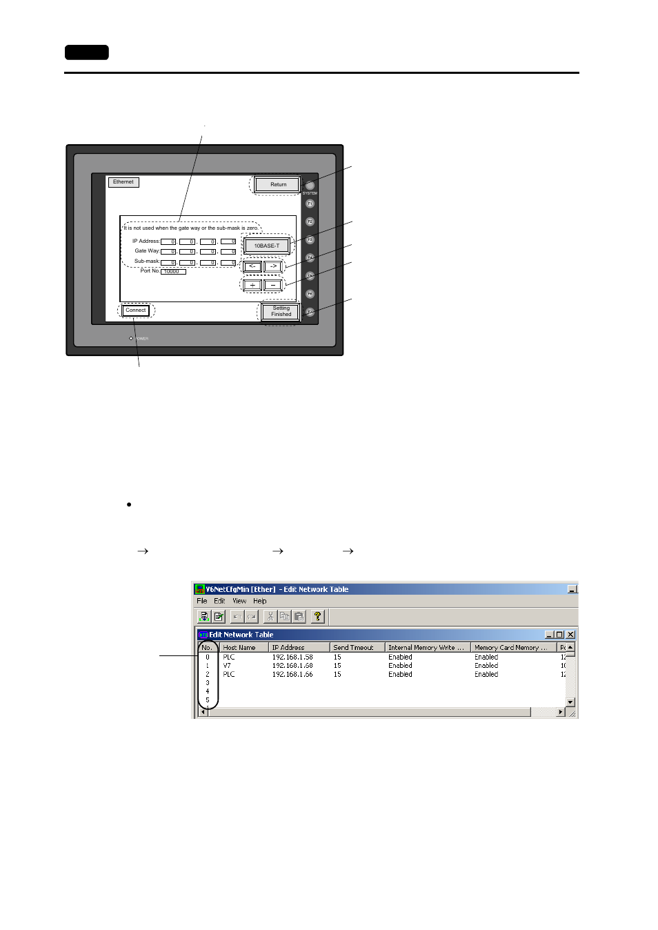 Connection with cu-03 on v7, 26 1. operation of v7 main menu | Hakko MONITOUCH V7 series User Manual | Page 83 / 344