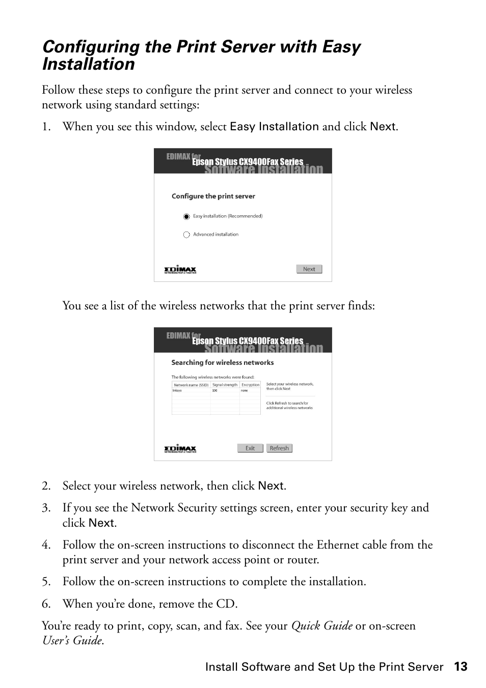 Epson Stylus CX9475Fax User Manual | Page 13 / 24