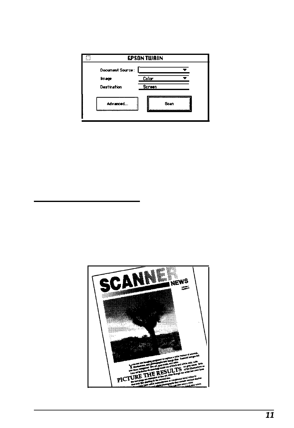 Putting it together, Scan | Epson ActionScanner II User Manual | Page 14 / 22