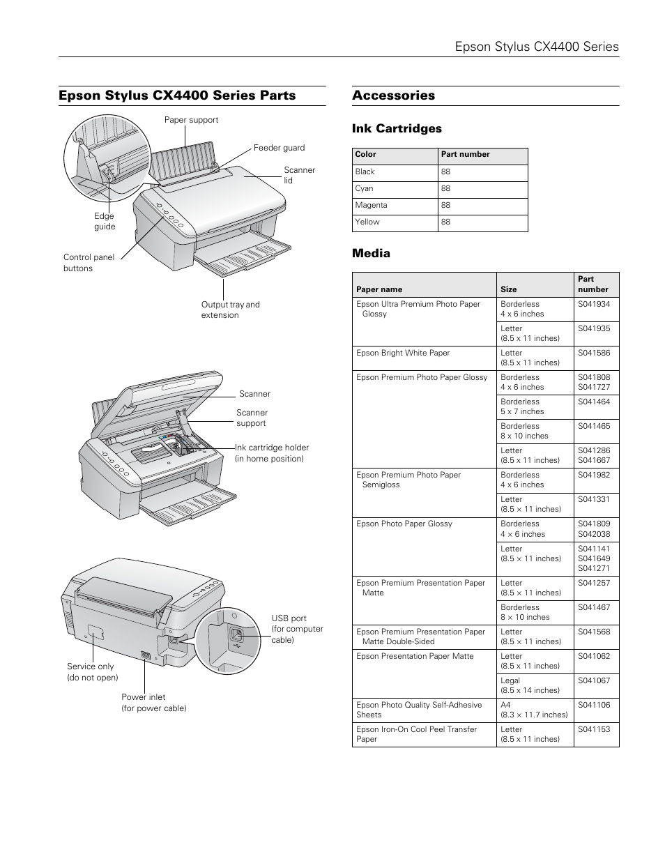 Epson CX4400 User Manual | 12 pages