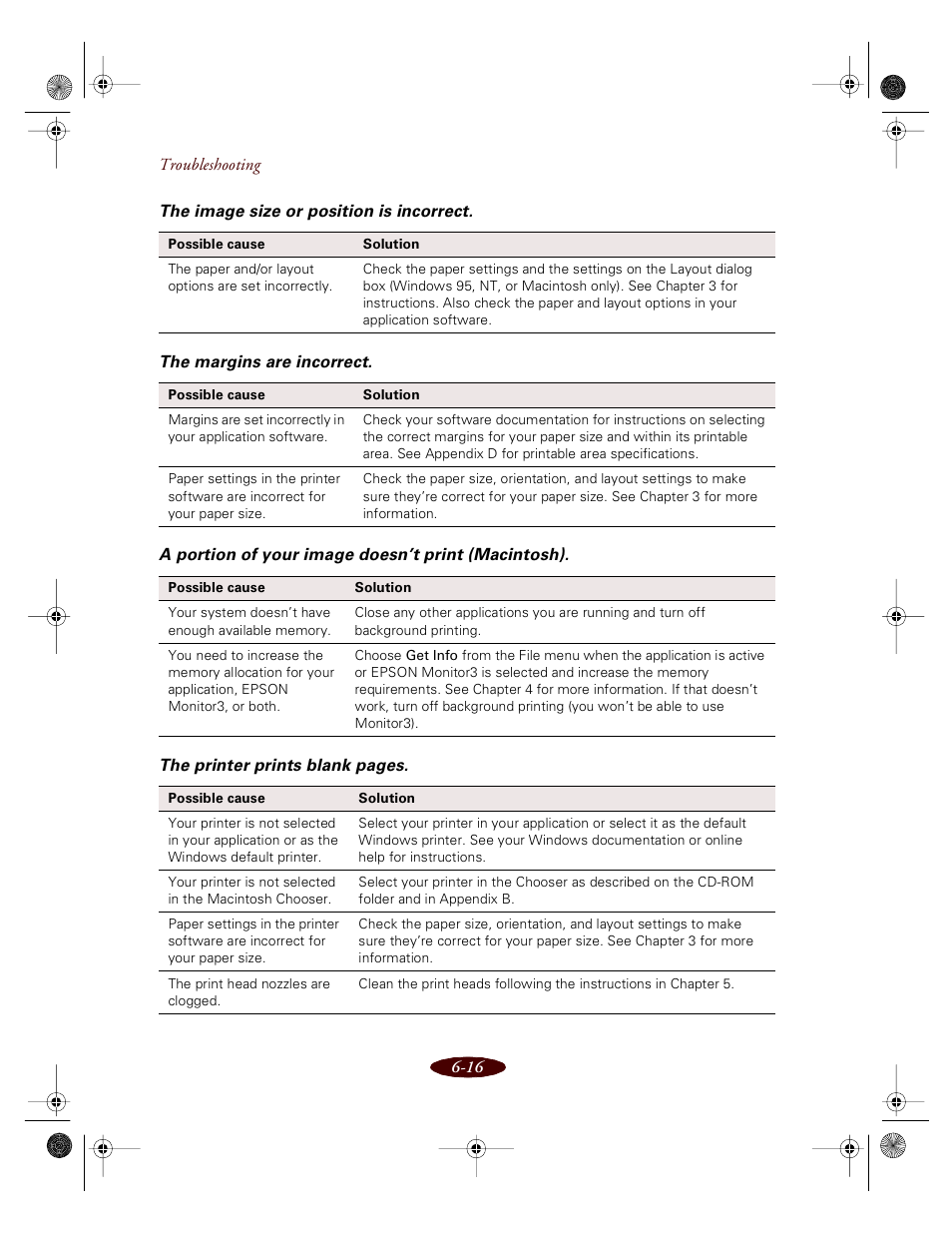 Epson 850 User Manual | Page 113 / 147