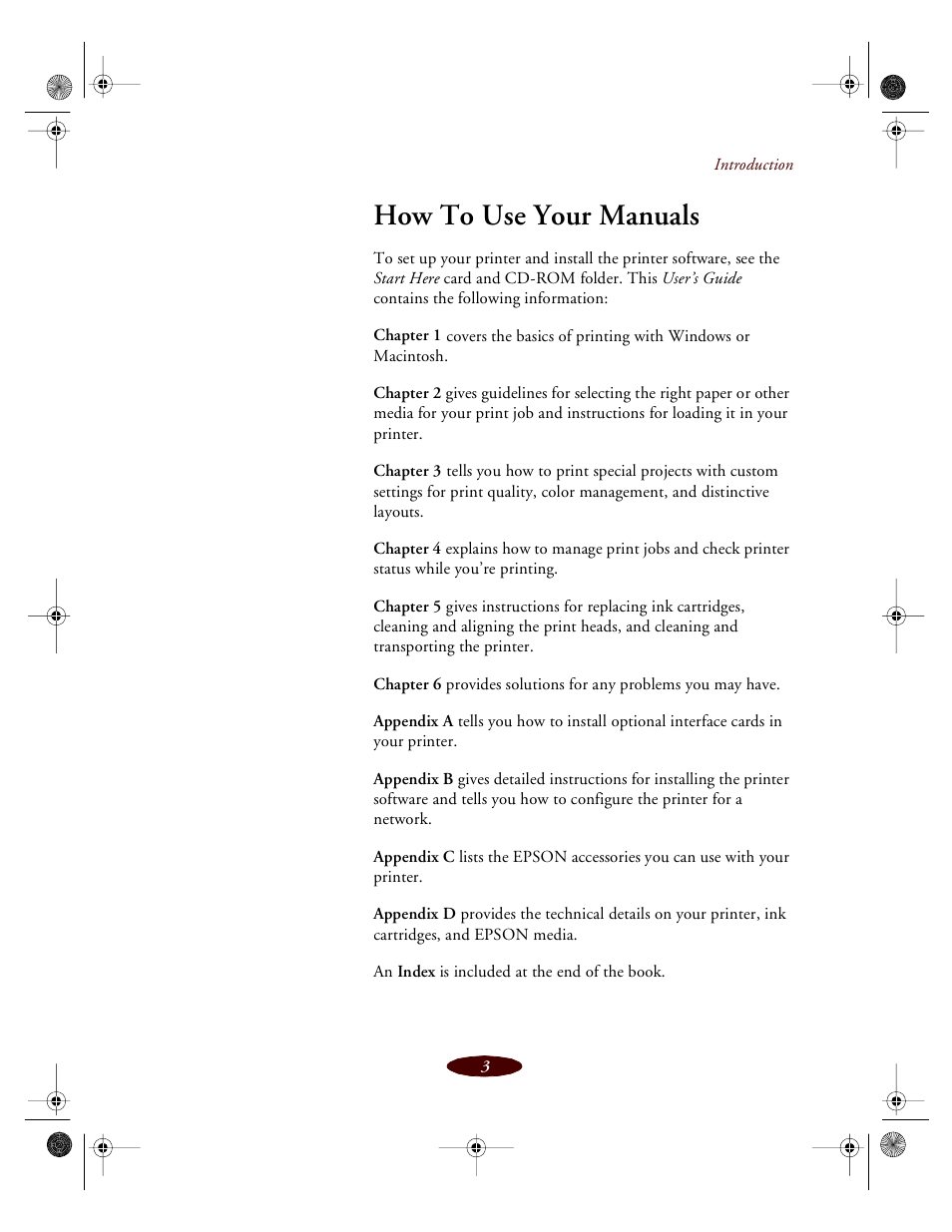 How to use your manuals | Epson 850 User Manual | Page 13 / 147