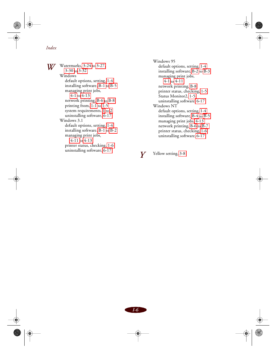 Epson 850 User Manual | Page 147 / 147