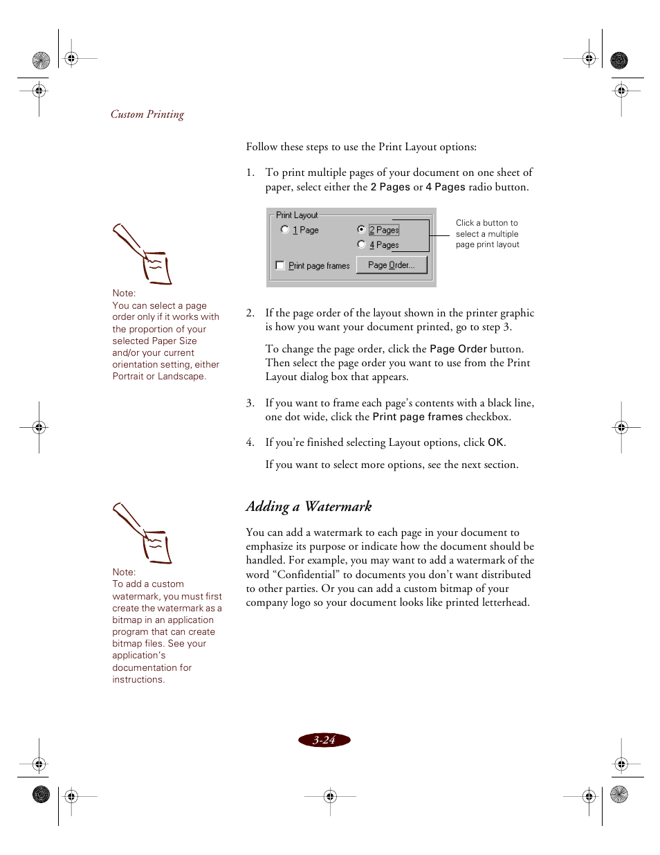 Adding a watermark | Epson 850 User Manual | Page 59 / 147