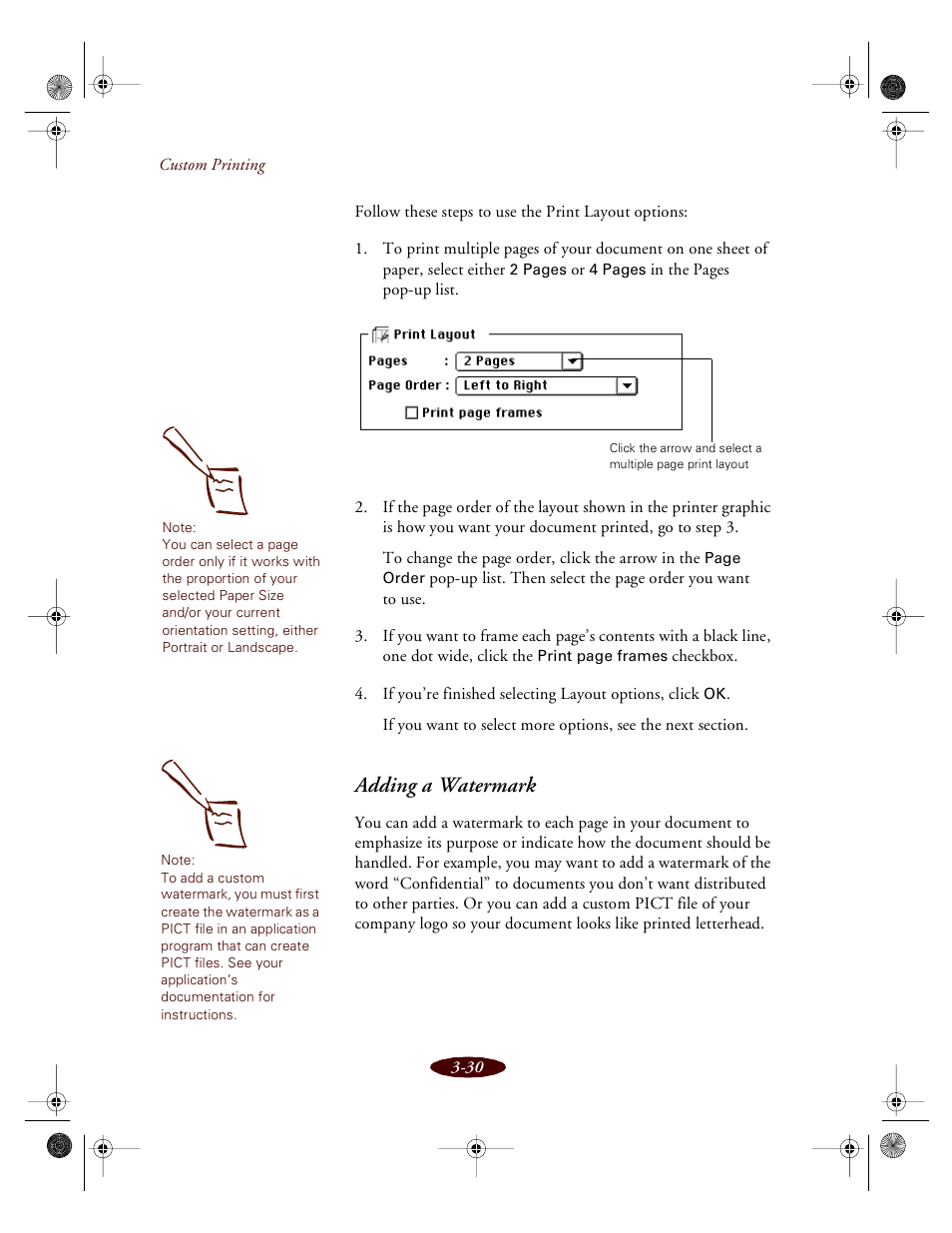 Adding a watermark | Epson 850 User Manual | Page 65 / 147