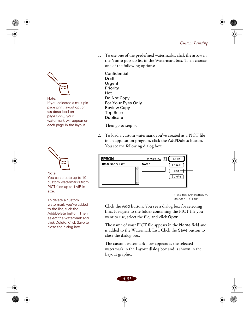 Epson 850 User Manual | Page 66 / 147