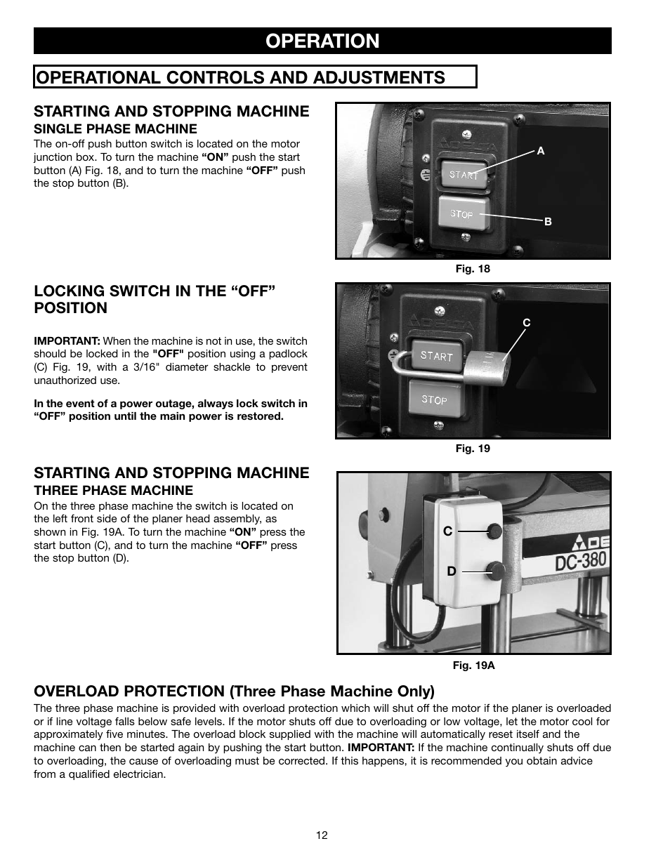 Operation, Operational controls and adjustments | Epson 22-681 User Manual | Page 12 / 24