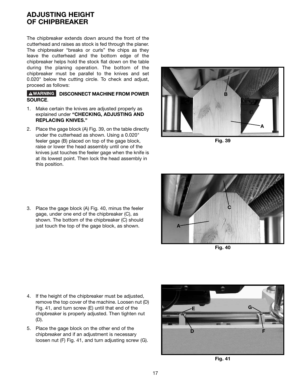 Adjusting height of chipbreaker | Epson 22-681 User Manual | Page 17 / 24