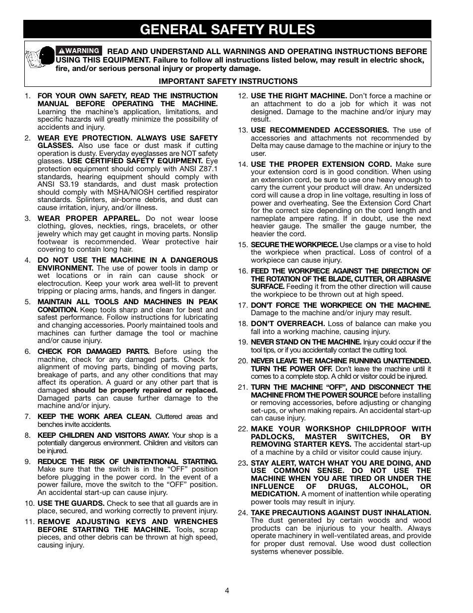 General safety rules | Epson 22-681 User Manual | Page 4 / 24