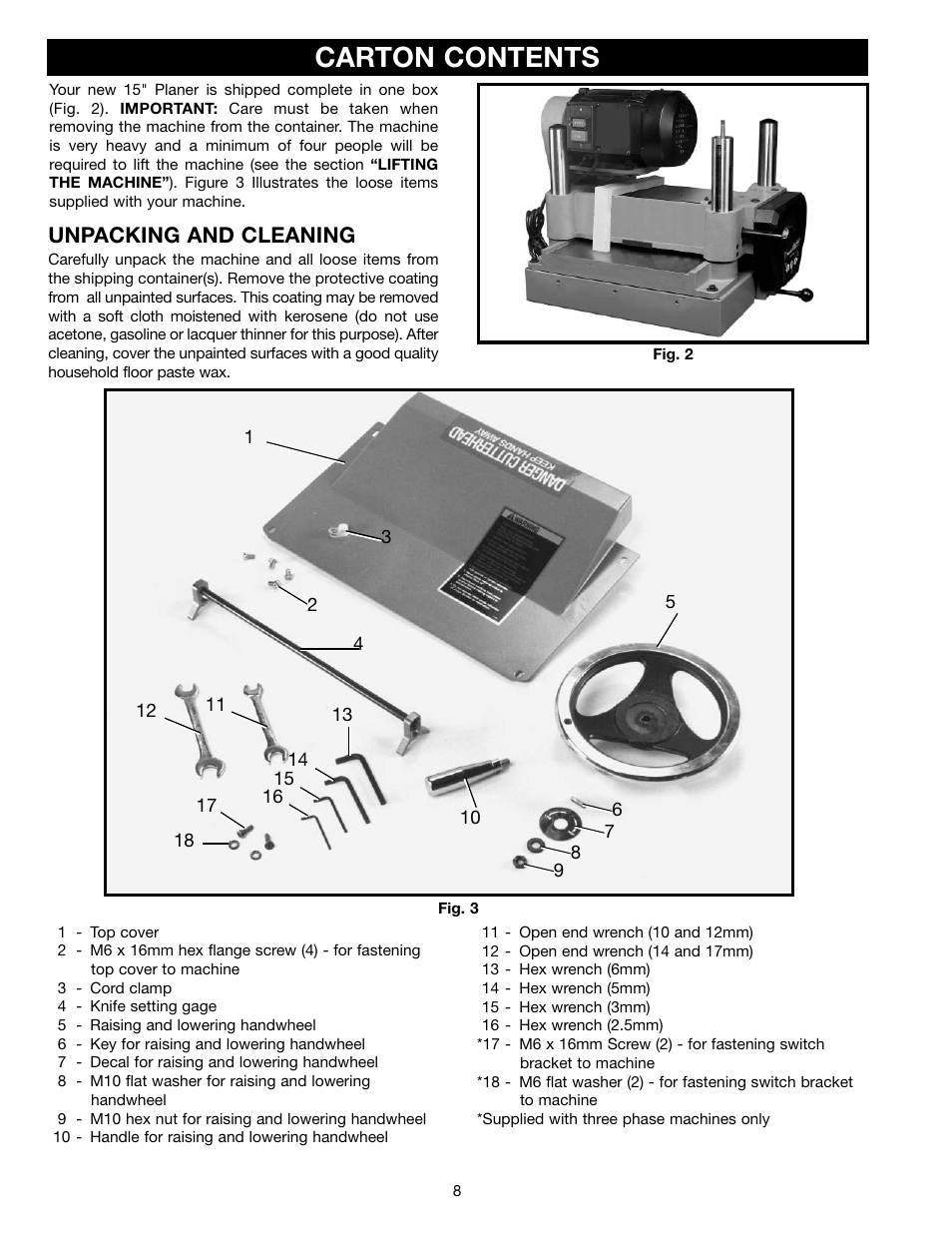 Carton contents, Unpacking and cleaning | Epson 22-681 User Manual | Page 8 / 24