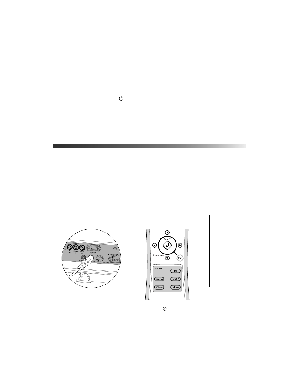 Turning the projector off, Selecting the image source, 22 turning the projector off | Epson POWERLITE CINEMA 200 User Manual | Page 22 / 80
