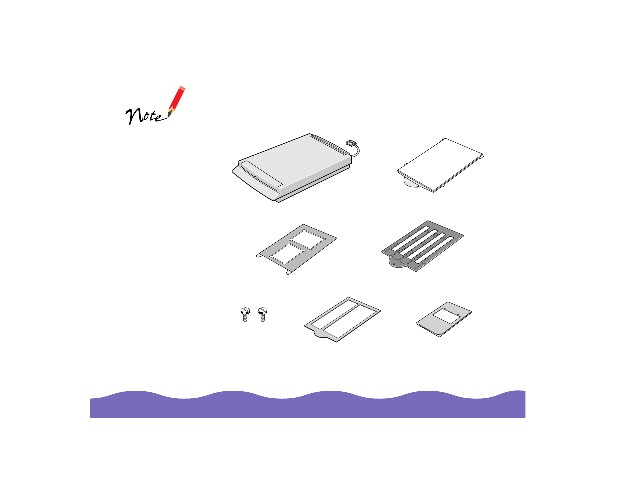 Unpacking the transparency unit | Epson B813152 User Manual | Page 2 / 16