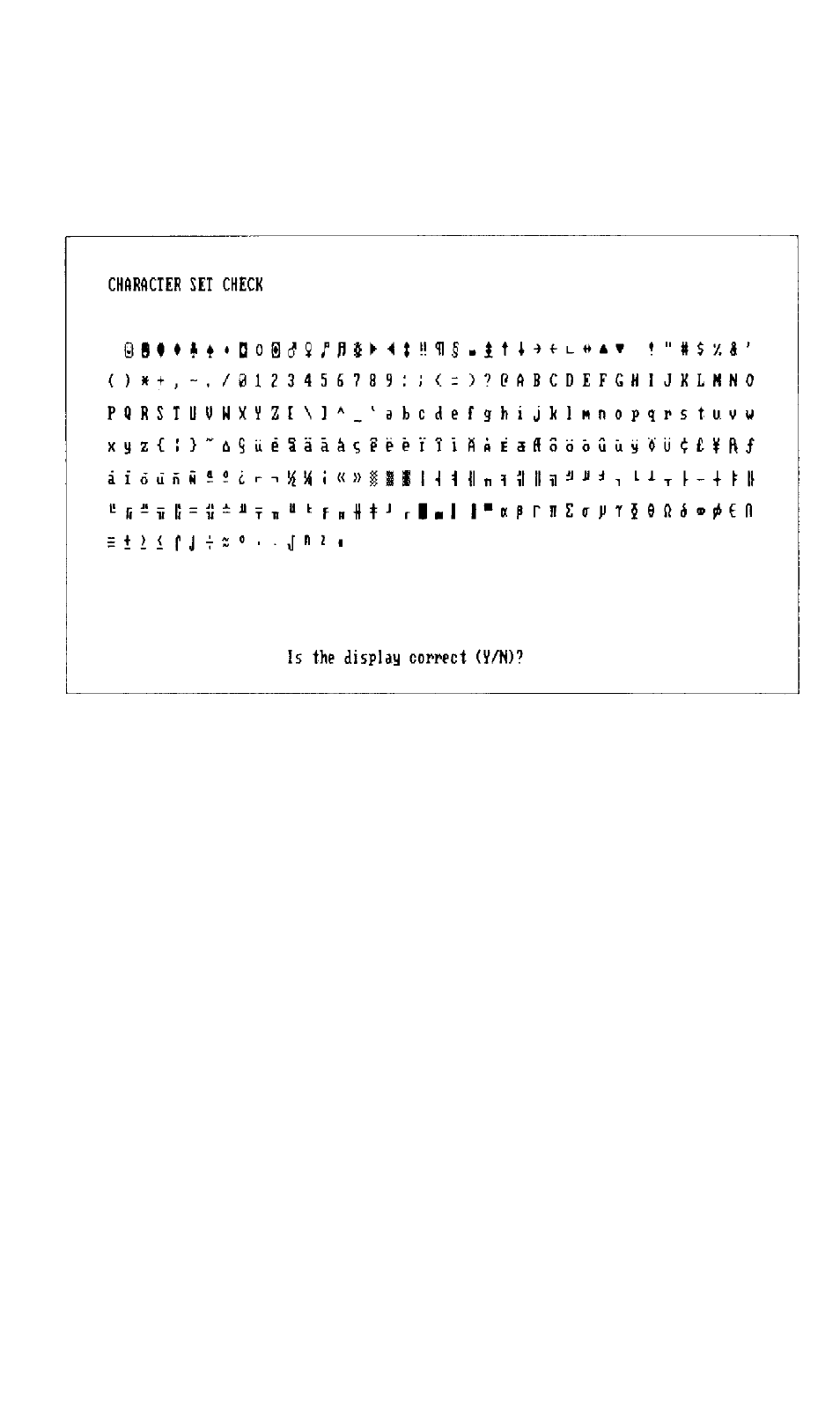 Enter, Is the display correct (y/n), By enter | Epson I+ User Manual | Page 105 / 139