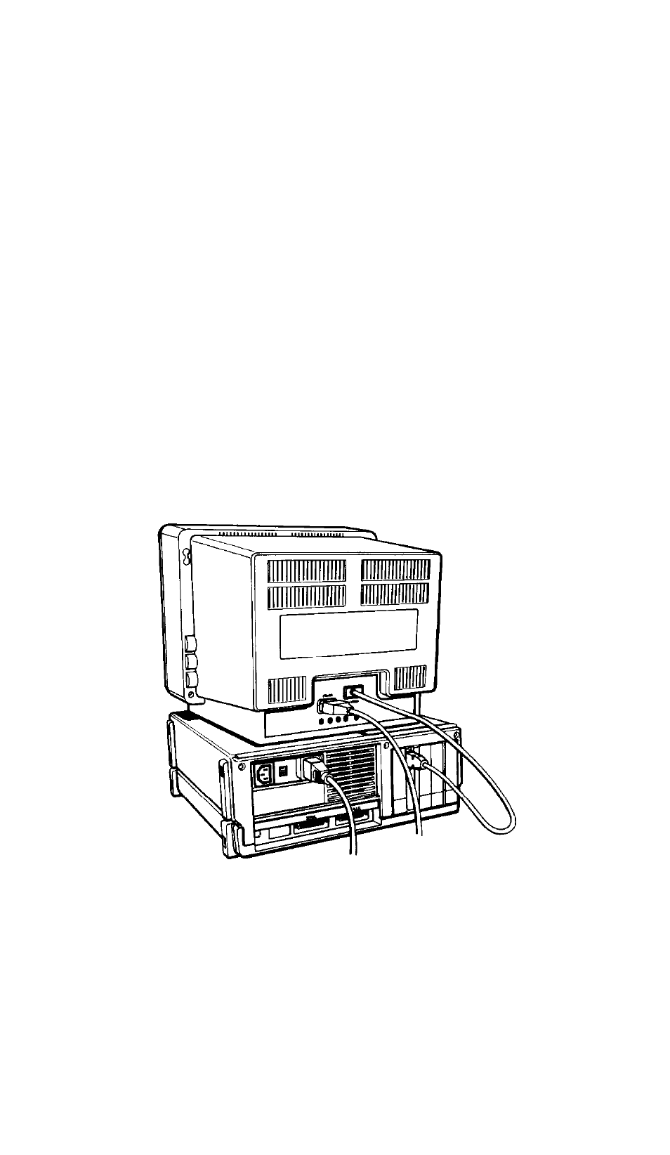 Connecting the video monitor | Epson I+ User Manual | Page 16 / 139