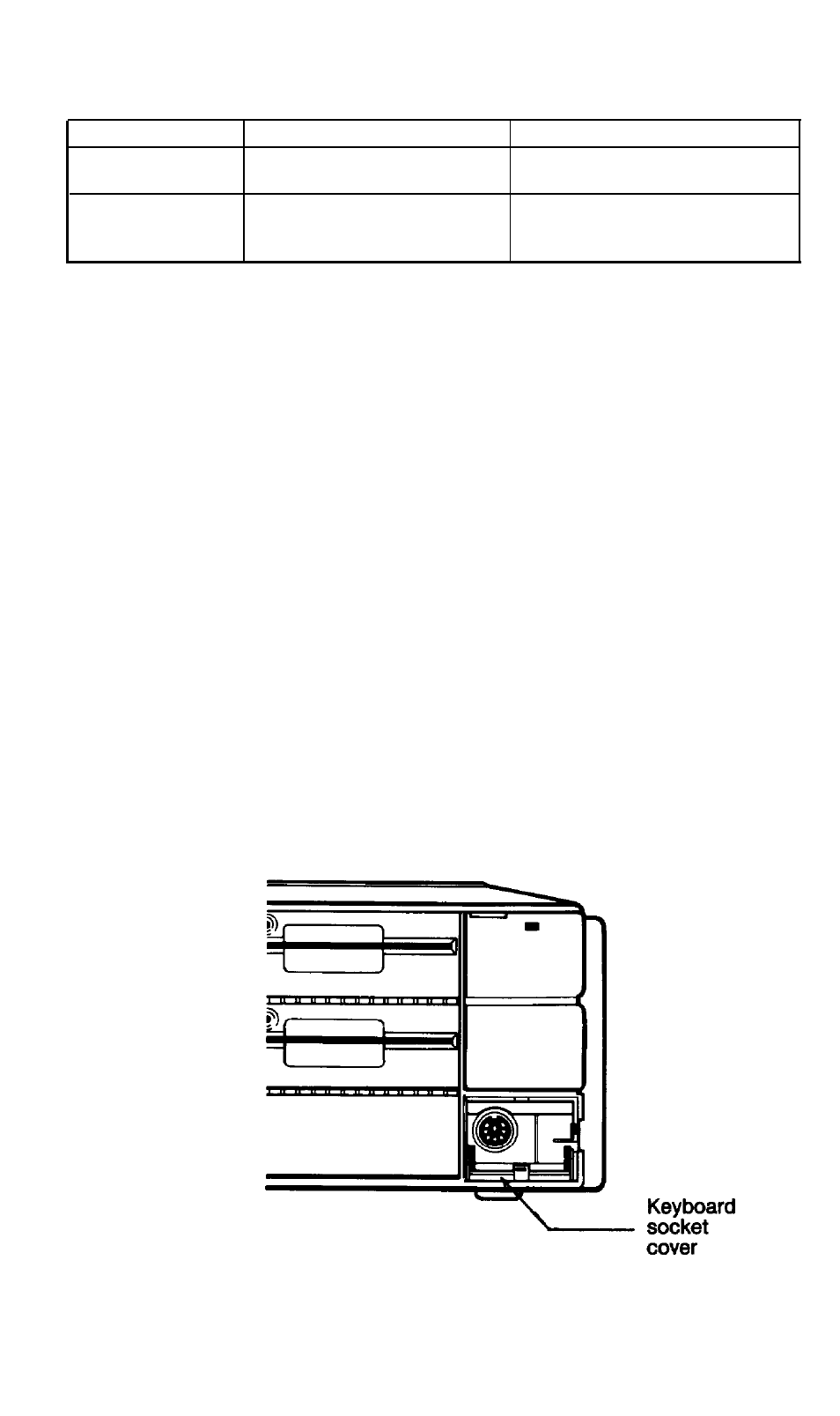 Connecting the keyboard | Epson I+ User Manual | Page 17 / 139