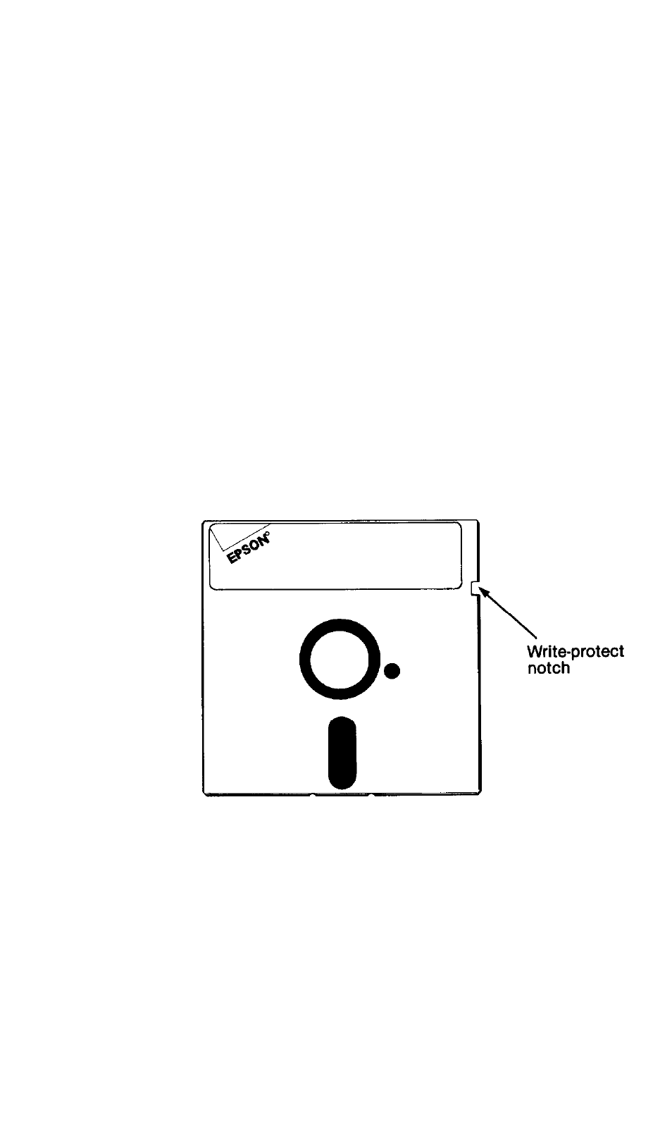 Write-protecting diskettes | Epson I+ User Manual | Page 37 / 139