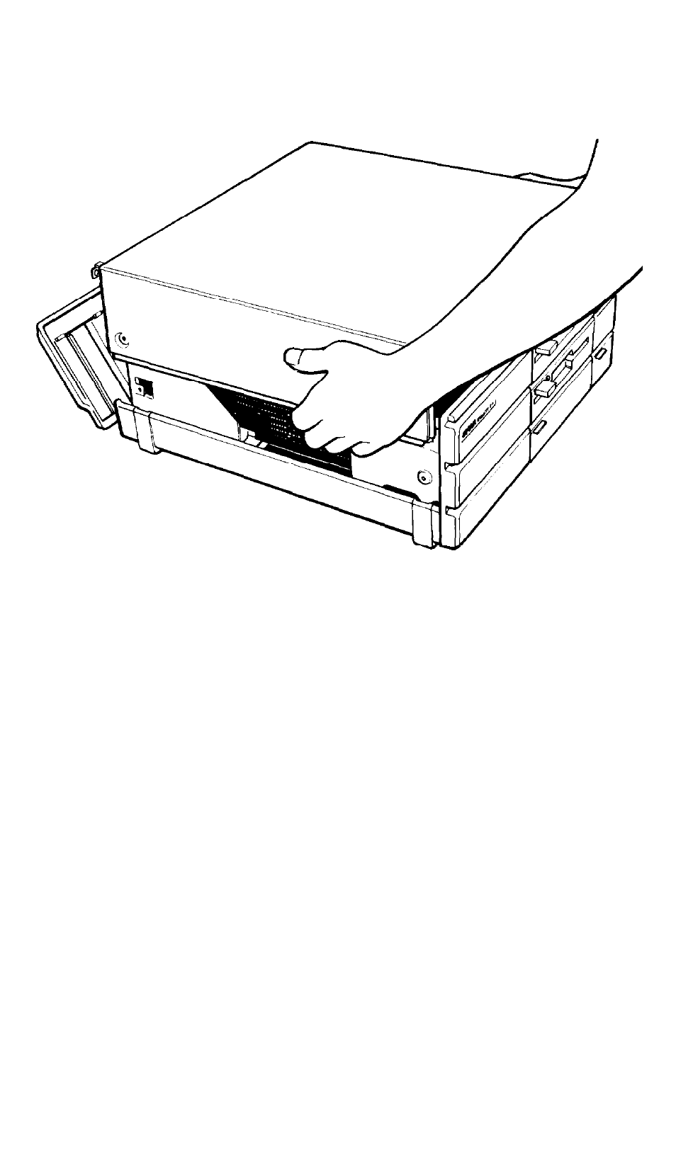 Inserting the option card | Epson I+ User Manual | Page 43 / 139