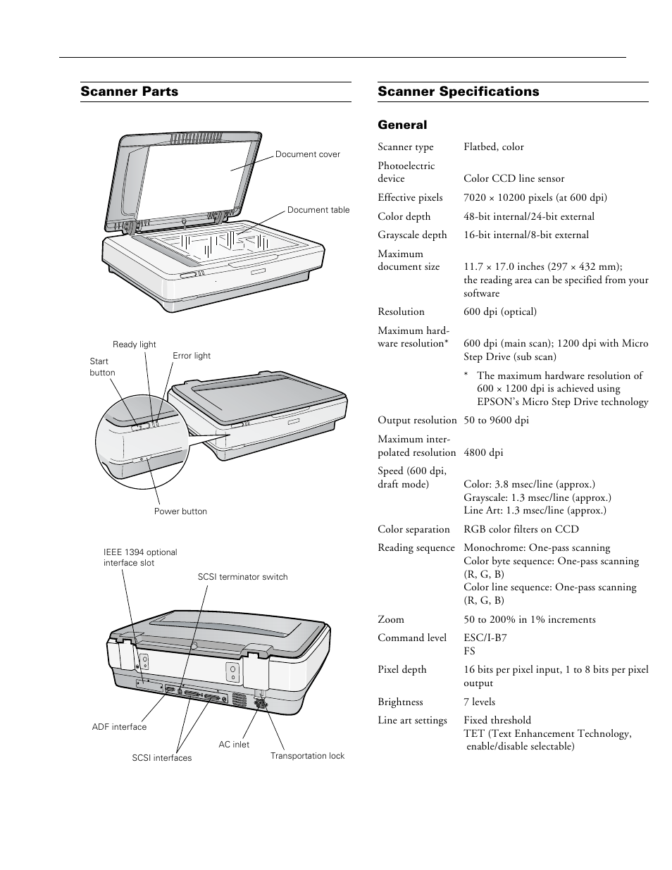 Epson GT-15000 User Manual | 7 pages